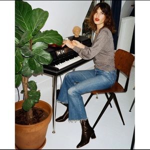 Rouje Phoebe Metallic Sweater Sz 34